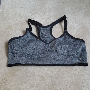 Gray sports bra